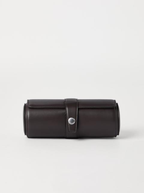 Brunello Cucinelli Smooth calfskin watch holder