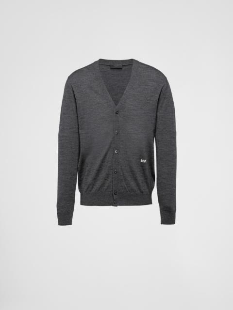 Wool cardigan