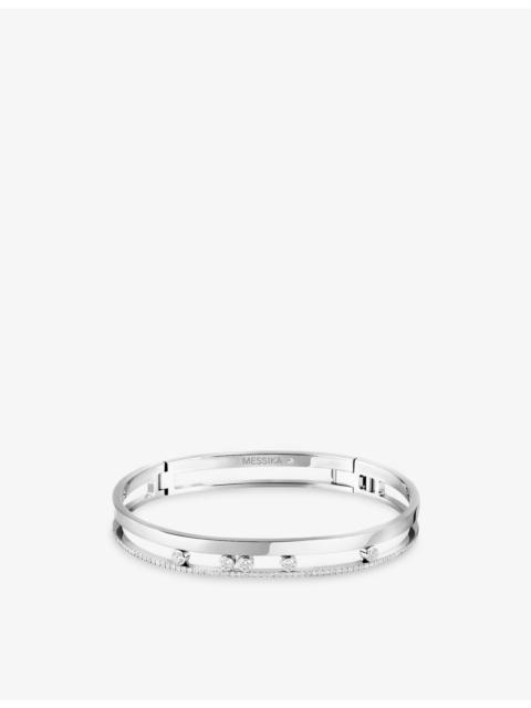 MESSIKA Move Romane 18ct Gold And 0.69ct Diamond Bangle Bracelet