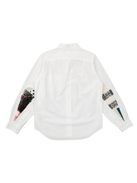 visvim ALBACORE JUMBO SHIRT L/S COLLAGE WHITE