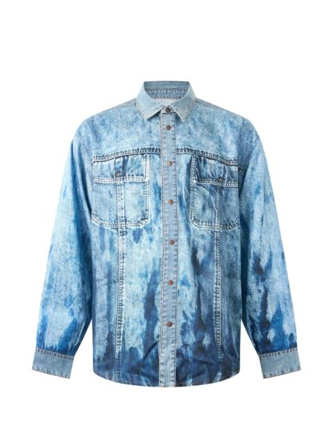 Diesel faded-effect denim jacket