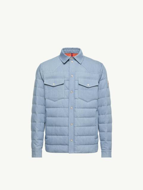Moncler Tiriol Denim Down Shirt Jacket
