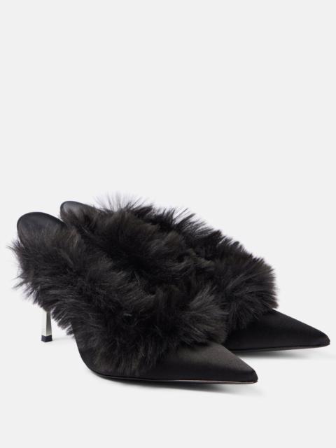 MAGDA BUTRYM Faux shearling leather mules