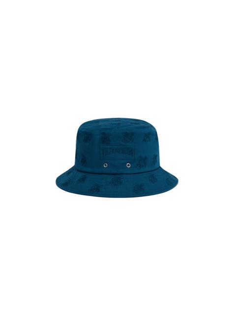 Vilebrequin Embroidered Bucket Hat Turtles All Over