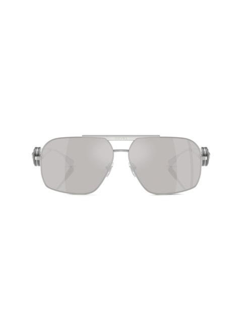 VERSACE Medusa pilot-frame sunglasses