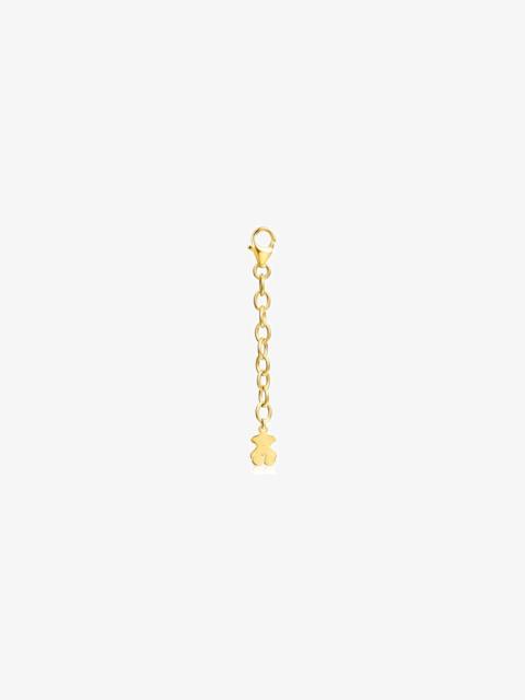TOUS 18K gold vermeil TOUS Basics Bracelet extension