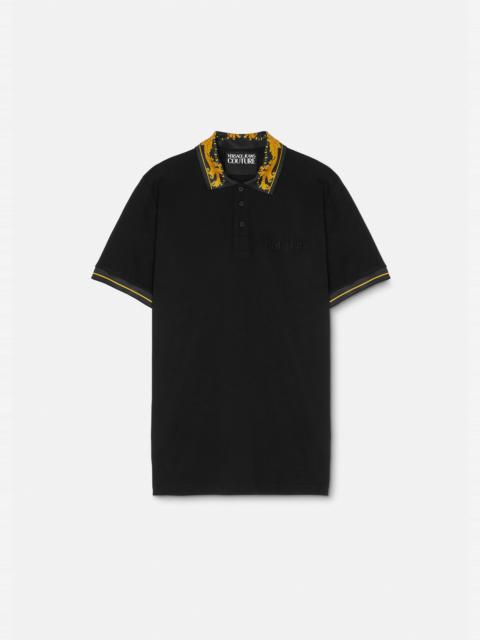 VERSACE JEANS COUTURE Chain Couture Polo Shirt