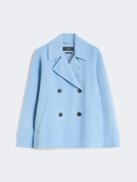 WEEKEND Max Mara FANTINO Double-breasted wool-blend pea coat - LIGHT BLUE