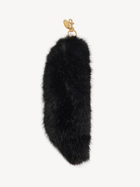 BALENCIAGA Women's Charm/keychain Faux Fur Tail in Black