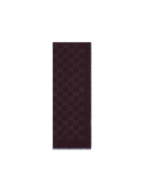 GUCCI GG Supreme reversible scarf