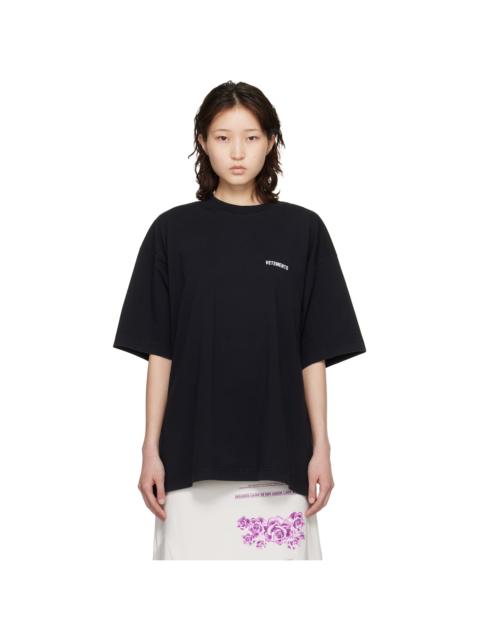 Black Iconic Logo T-shirt