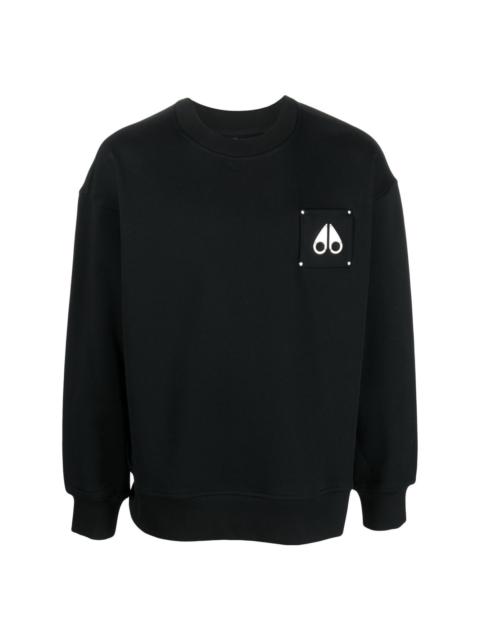 chest logo-patch detail sweatshirt