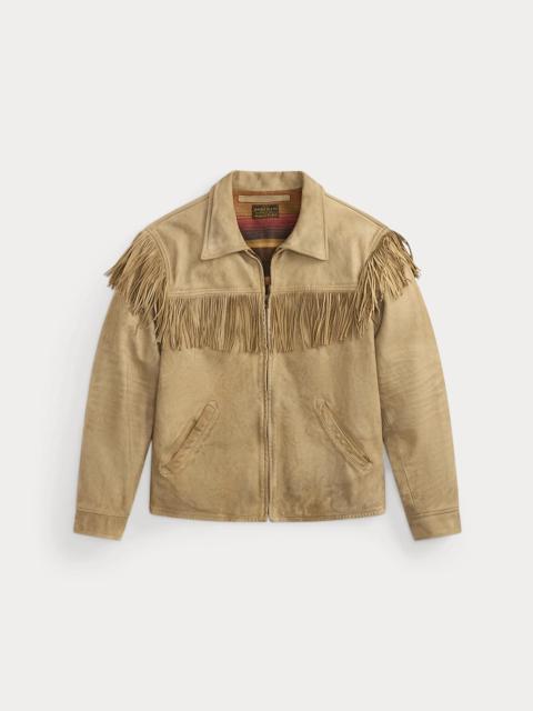 RRL by Ralph Lauren Fringed Suede Jacket