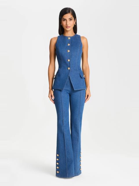 NADINE MERABI Kendra Light Denim Trousers