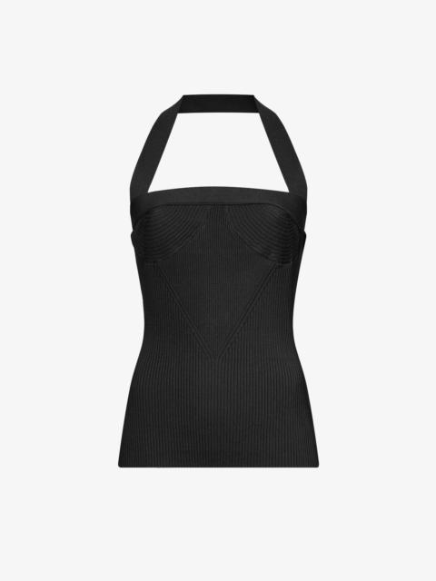 Proenza Schouler Clean Viscose Knit Halter Top