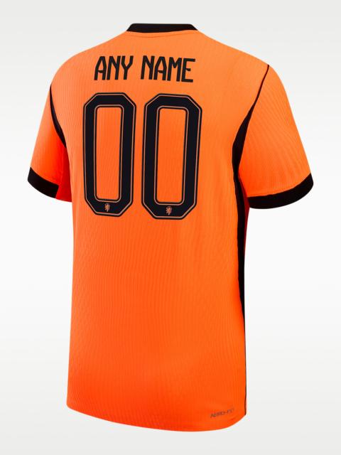 Nike Netherlands 2026/27 Match Home Men's Nike Aero-FIT Soccer Authentic Custom Jersey By You