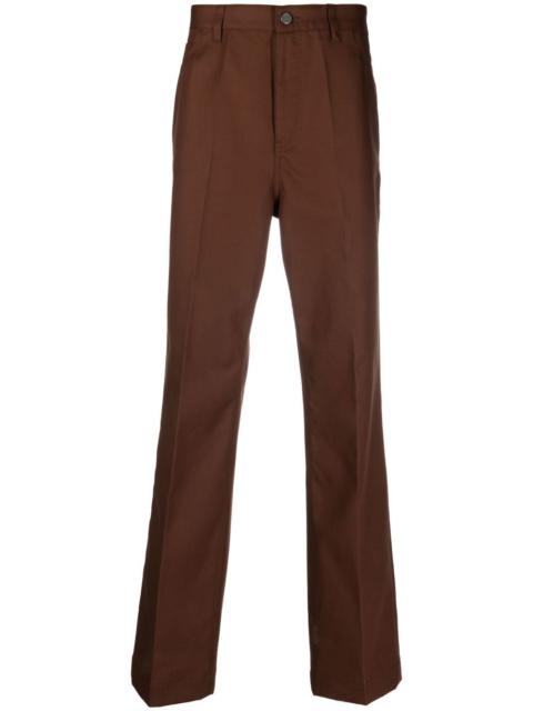 Valentino wide-leg tonal-stitch trousers