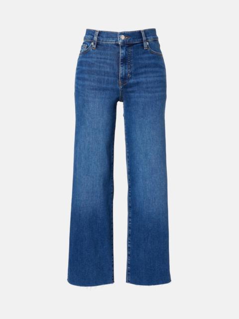 FRAME Le Slim Palazzo Crop wide-leg jeans