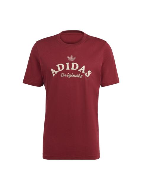adidas adidas originals Graphics Archive T-shirt 'Shadow Red' IC5763