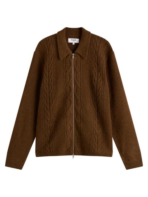 Wax London Wax London Friar Zip Knit Jacket