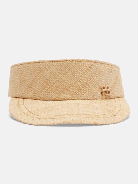 RUSLAN BAGINSKIY Cotton-lined straw hat