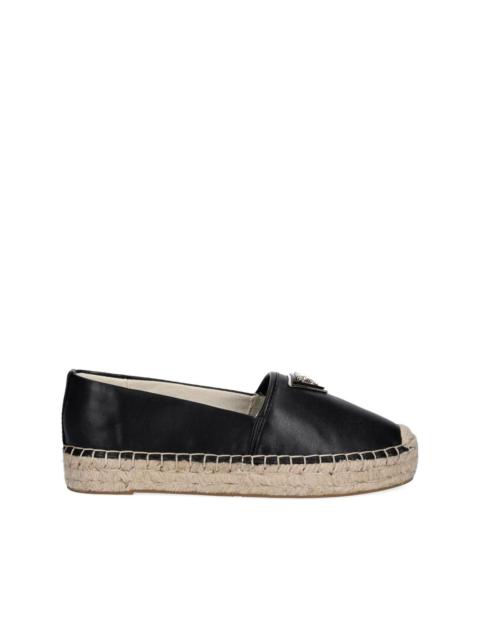 GUESS USA Jolandon faux-leather flat espadrilles