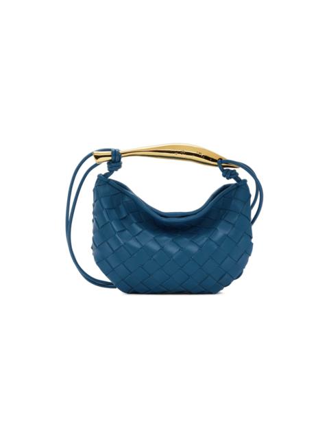 Bottega Veneta Blue Mini Sardine Bag