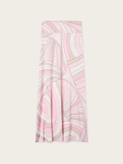 PUCCI IRIDE PRINT JERSEY SKIRT