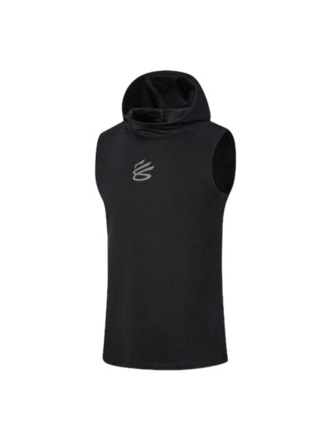 Li-Ning Li-Ning x Curry China Tour Hooded Tank Top 'Black' AVSW195-4