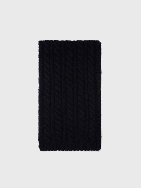 Sunspel Lambswool Cable Scarf