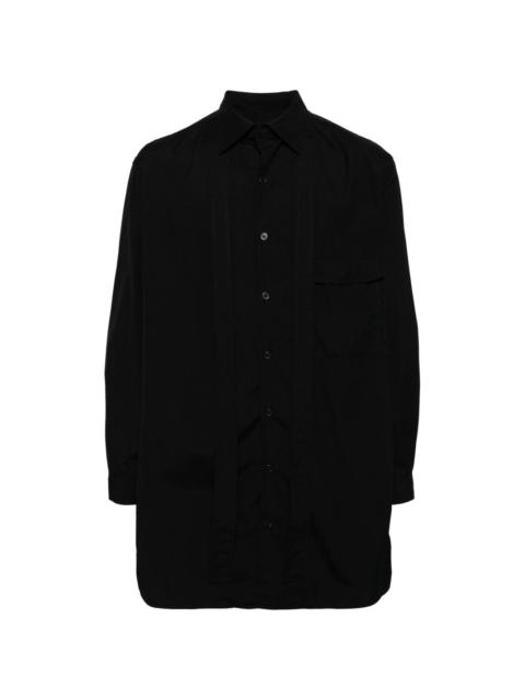 classic-collar cotton shirt