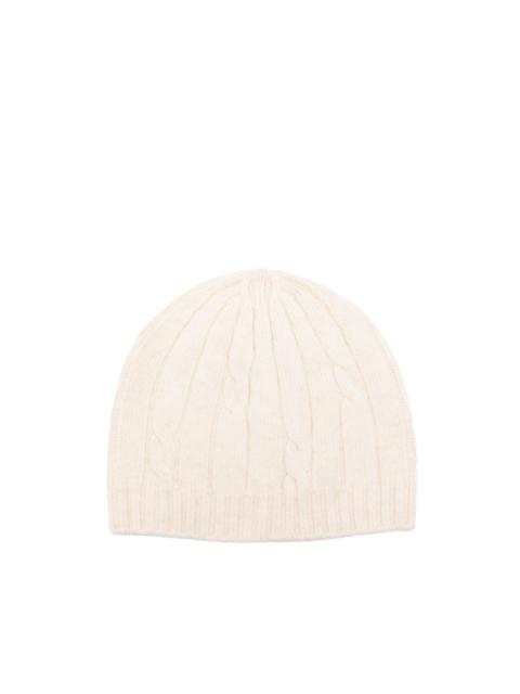PESERICO cable-knit beanie hat