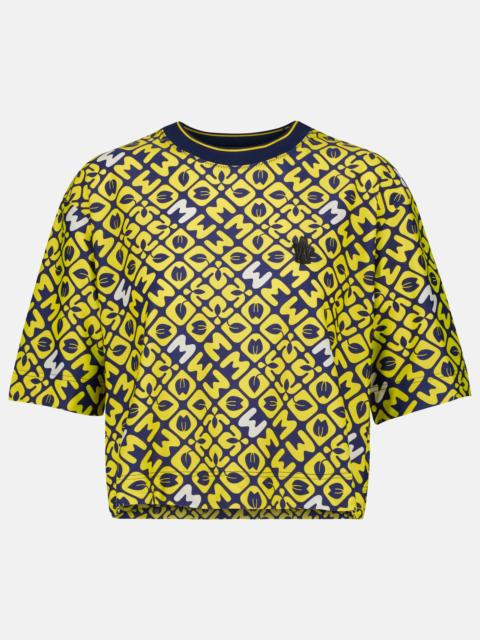 Moncler Grenoble Printed cropped T-shirt