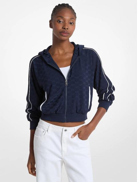 MICHAEL KORS Logo Jacquard Track Jacket