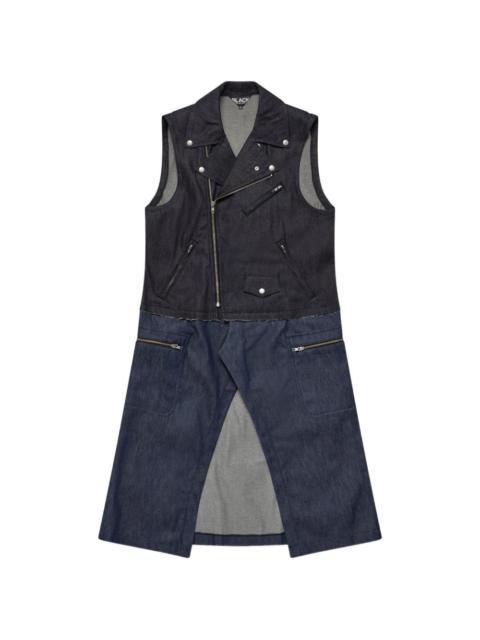 BLACK COMME des GARÇONS panelled gilet