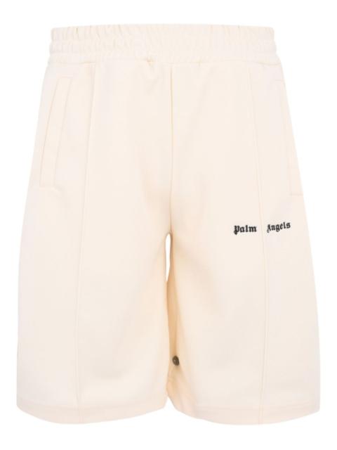 Palm Angels logo-plaque track shorts