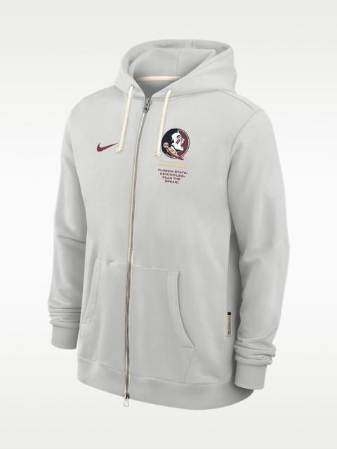 Nike Florida State Sideline Standard Issue Men's Nike Dri-FIT College Full-Zip Hoodie