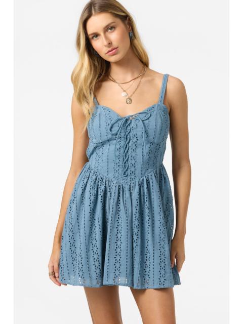 O'Neill Camden Embroidered Mini Dress