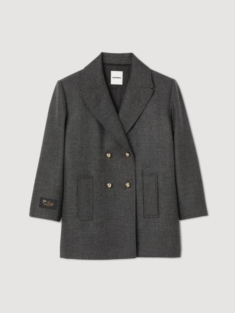 Sandro WOOL PEA JACKET