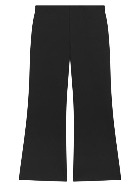 Theory Women's Stretch-Nylon Kick Flare Pants - Black