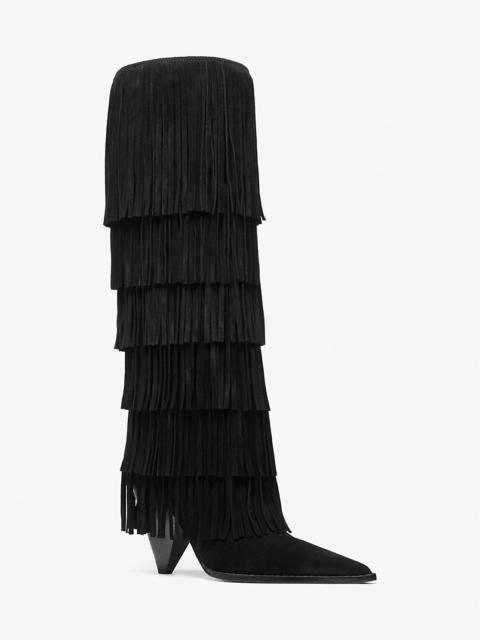MICHAEL KORS Jayla Suede Fringed Boot