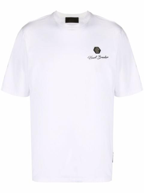 PHILIPP PLEIN Heart Breaker chest print T-shirt