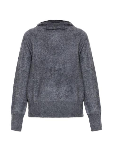 LISA YANG Rosaline graphite brushed sweater