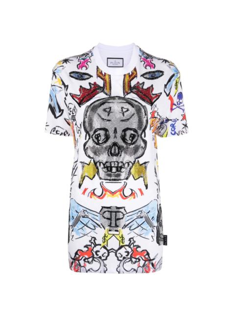 Man Fit Crystal Skull T-shirt