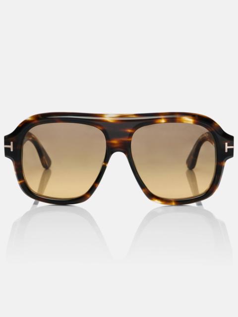TOM FORD Rhonda aviator sunglasses