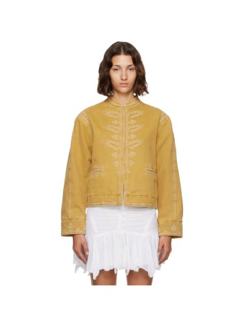 Isabel Marant Étoile Yellow Emalia Denim Jacket