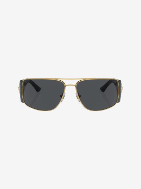 VERSACE rectangle-frame sunglasses