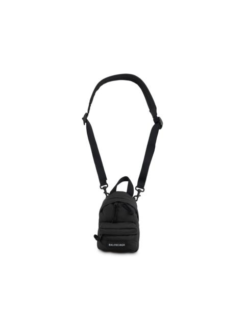 BALENCIAGA Mini Explorer Backpack in Black