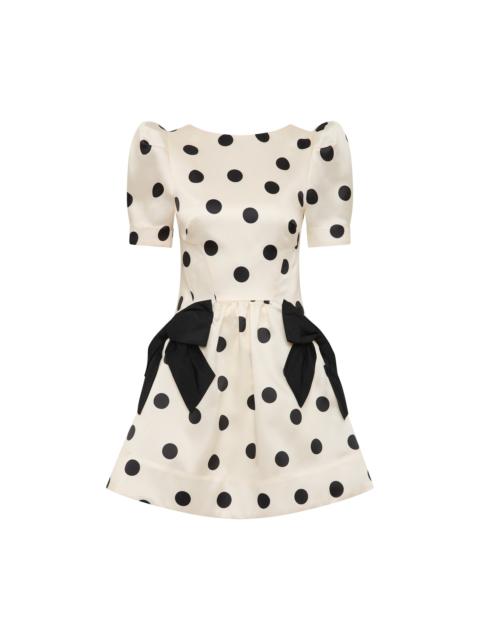 REBECCA VALLANCE Bacio Short Sleeve Mini Dress