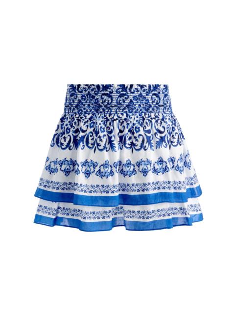 Alice + Olivia BETHIE RUFFLE MINI SKORT